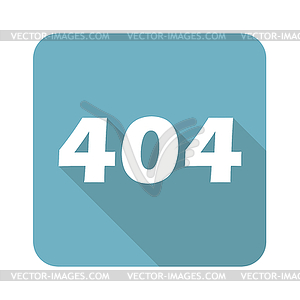 404 error icon - vector image