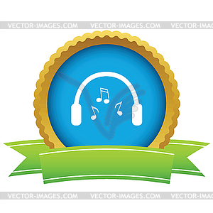 Headphones icon - vector image