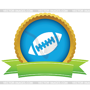 Rugby ball icon - vector image