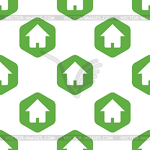 House sign pattern - vector clipart