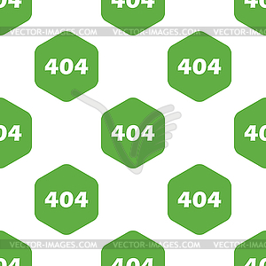 Error 404 pattern - color vector clipart