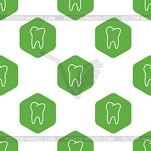 Tooth pattern - vector clip art