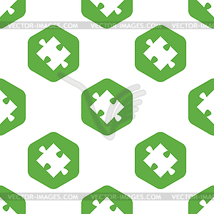 Puzzle piece pattern - vector clipart