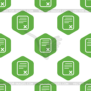 Declined document pattern - vector clipart