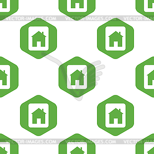 House sign pattern - vector image