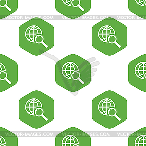 World search pattern - vector clipart