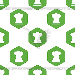 Chef hat pattern - vector image