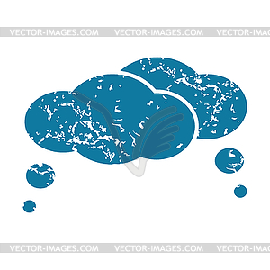 Thought clouds icon - vector image