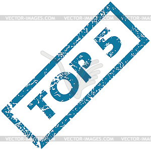 Rubber stamp TOP  - vector image
