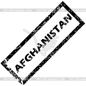 AFGHANISTAN rubber stamp - vector image