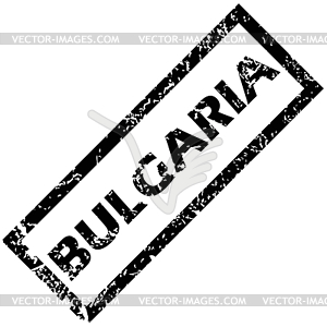 BULGARIA rubber stamp - vector image