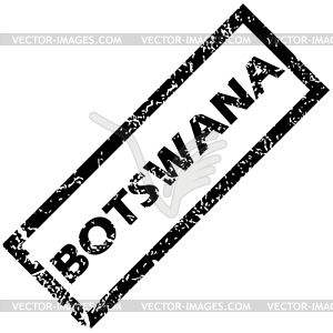 BOTSWANA rubber stamp - vector clip art