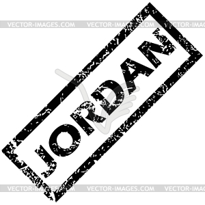 JORDAN rubber stamp - vector clipart / vector image