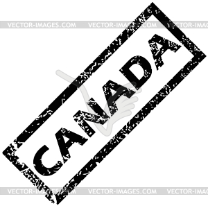 CANADA rubber stamp - vector clipart