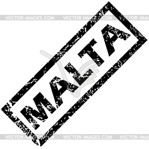 MALTA rubber stamp - vector clipart / vector image