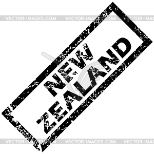 NEW ZEALAND stamp - vector image