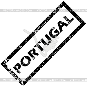 PORTUGAL stamp - vector clipart