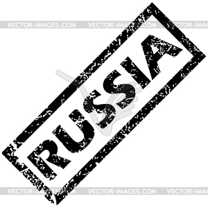 RUSSIA stamp - vector clip art
