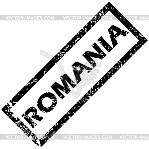 ROMANIA stamp - vector clip art