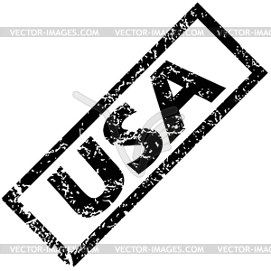 США марка - иллюстрация в векторном формате