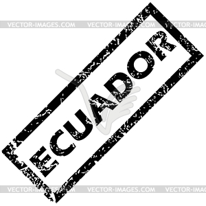 EQUADOR stamp - vector image