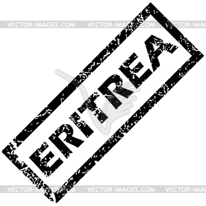 ERITREA stamp - vector clipart