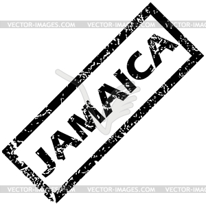 JAMAICA stamp - vector clip art