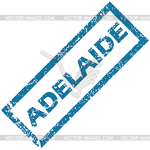 Adelaide rubber stamp - vector image