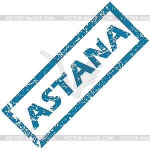 Astana rubber stamp - vector image