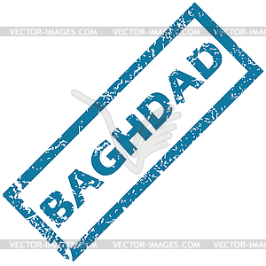 Baghdad rubber stamp - vector EPS clipart