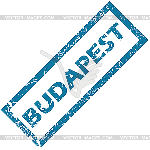 Budapest rubber stamp - vector image