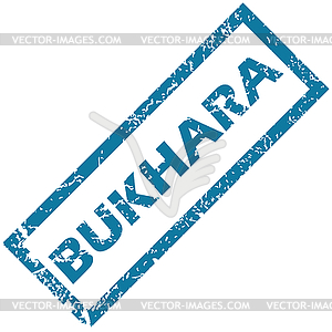 Bukharia rubber stamp - stock vector clipart