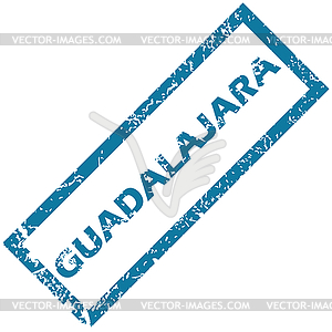 Guadalajara rubber stamp - vector EPS clipart