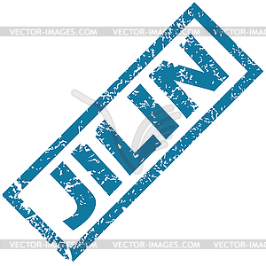 Jilin rubber stamp - vector clipart