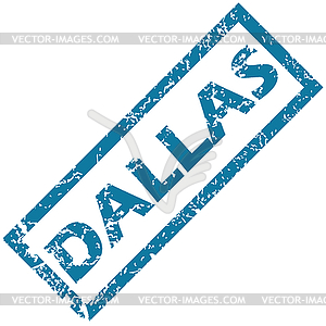 Даллас штамп - векторизованное изображение клипарта