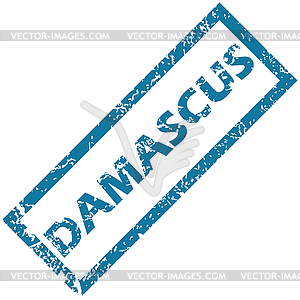 Damascus rubber stamp - vector clipart