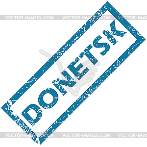 Donetsk rubber stamp - vector image