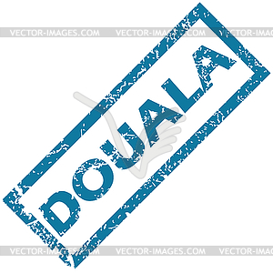 Douala rubber stamp - vector clipart