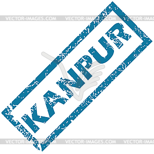 Kanpur rubber stamp - vector image