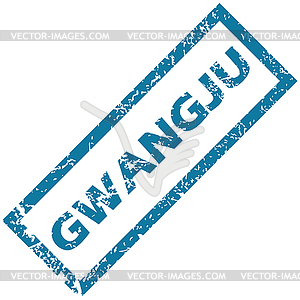 Gwangju rubber stamp - vector clip art