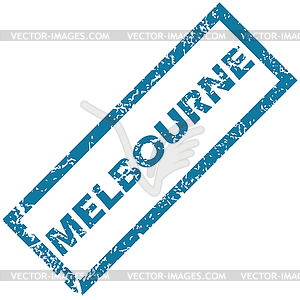 Melbourne rubber stamp - vector clipart