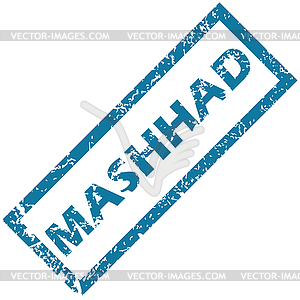 Mashhad rubber stamp - vector image