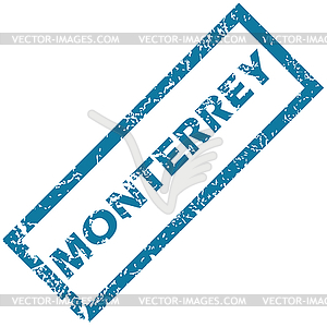 Monterrey rubber stamp - vector image