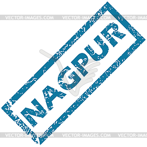 Nagpur rubber stamp - vector image