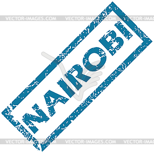 Nairobi rubber stamp - vector clip art