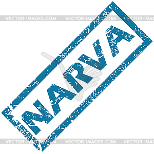 Narva rubber stamp - vector image