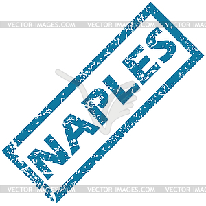 Naples rubber stamp - vector clipart