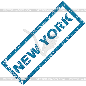 New York rubber stamp - vector EPS clipart