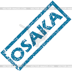 Osaka rubber stamp - vector image