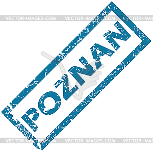 Poznan rubber stamp - royalty-free vector image